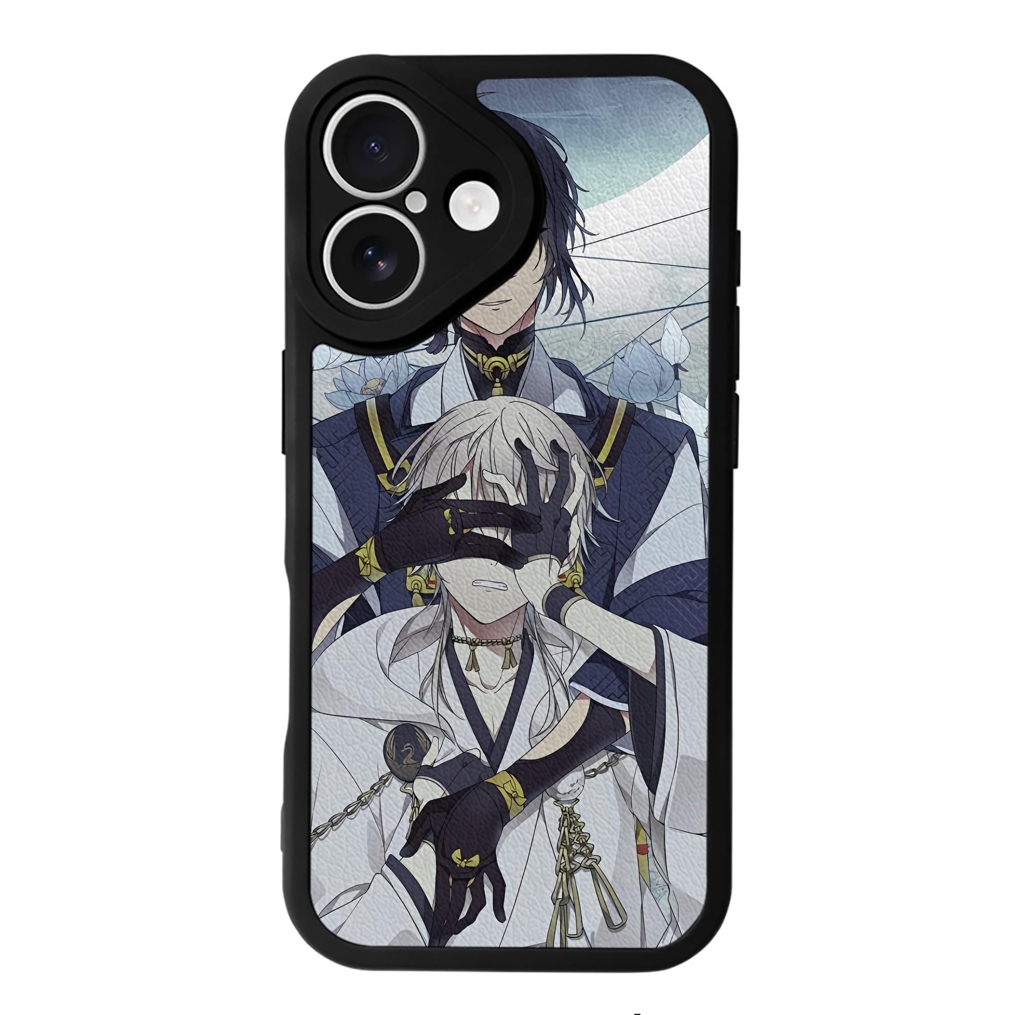 （画像用） 刀剣乱舞 Touken Ranbu 【iPhone 16シリーズ対応】シリコンスマホケース（レザー調） 材質：シリコン